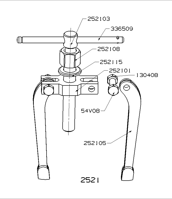 PUENTE EXTRACTOR MECÁNICO INTERIOR FORZA SERIE 2500